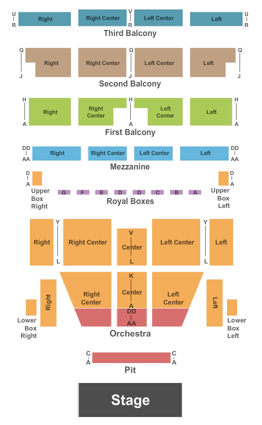 Morris Performing Arts Center West Side Story Seating Chart